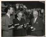 Cesar and Friends, Possibly From Holiday Magazine, Inspect the Columbia's Champagne by Unknown