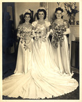 Adela Hernandez (later Gonzmart) with her maids of honor