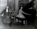 Adela Hernandez (later Gonzmart) at a piano recital