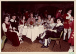 Cesar and Adela Gonzmart at a costume party, probably held by the Krewe of the Knights of St. Yago