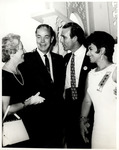 Cesar and Adela with Florida Governor Haydon Burns by Unknown