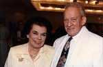 Adela Gonzmart with Roland Mantiega, publisher of La Gaceta