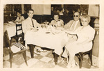 Cesar and Adela Gonzmart with Casimiro Jr. and Carmen Hernandez, Likely in Cuba by Unknown