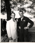 Cesar Gonzmart on Set with Jimmy Stewart in Pinellas County by Unknown