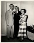 Cesar and Adela Gonzmart with Cuban Composer Ernesto Lecuona. by Unknown