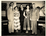 Cesar and Adela Gonzmart with Cuban Composer Ernesto Lecuona by Unknown