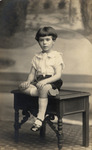 Portrait of Cesar Gonzmart as a child