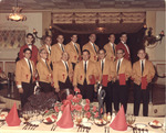 Columbia Restaurant Waitstaff, with Joe Roman to the Left of the Front Row by Unknown