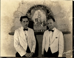 Columbia Restaurant Waiters, with Gregorio Martinez, Or "El Rey," at Left by Unknown