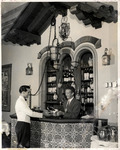 Service bar in the Don Quixote dining room