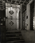 Gate and Stained Glass Accent a Staircase at the Columbia Restaurant by Unknown