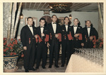 Employees Stand Ready at the Holiday Magazine Awards Dinner by Unknown