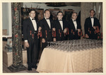 Employees Stand Ready at the Holiday Magazine Awards Dinner; Joe Roman Stands at Left by Unknown