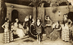 Dancers in the Patio room at the Columbia Restaurant, with Adela Gonzmart third from right