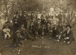 Men at a drinking picnic