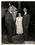 One-time Boxing Champ Primo Carnera with Cesar and Adela Gonzmart by Unknown