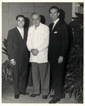 Unidentified Guest, Cuban Composer Ernesto Lecuona, and Cesar Gonzmart by Unknown