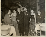 Cuban Composer Ernesto Lecuona and Cesar Gonzmart, in Center, in the Patio Room by Unknown