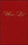 Wine List, Columbia Restaurant, Ybor City, Florida