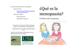 ¿Qué es la menopausia? Un librito sobre la menopausia
