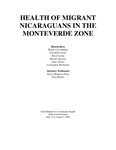 Health of migrant Nicaraguans in the Monteverde Zone