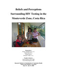 Beliefs and perceptions surrounding HIV testing in the Monteverde Zone, Costa Rica