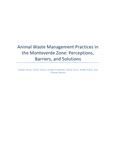 Animal waste management practices in the Monteverde Zone: Perceptions, barriers, and solutions