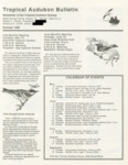 Newsletter, Tropical Audubon Bulletin, Summer 1989 by Tropical Audubon Society and Florida Ornithological Society