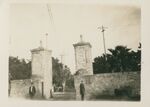 City Gates, St. Augustine, Florida, O.H.B. Looking at Tablet, February 2, 1924 by Edward Staples Cousens Smith