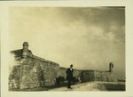 Fort Marion, St. Augustine, Florida, H.H.B. Standing, February 2, 1924 by Edward Staples Cousens Smith