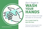 Wash Hands Decal by USF