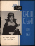 Flier, Miss Circulo Cubano, 1961-1962