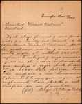 Letters, Sergio Sotolongo Valdes to Circulo Cubano, January 3, 1928, and Sergio Sotolongo Valdes to Director of 