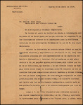 Letter, Maestro Picuando to Emilio Diaz Longo, April 26, 1928