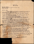 Letter, Dick Williams to Ramon Lopez, February 11, 1932 by Dick Williams