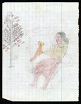 Woman Holding a Bird by Ali Zakaria Abdallah