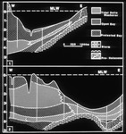 Stratigraphy sections, north half by Richard A. Davis and University of South Florida -- Tampa Library