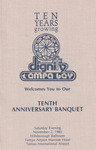 Program, Dignity Tampa Bay 10th Anniversary Banquet, November 2, 1985