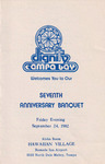 Program, Dignity Tampa Bay 7th Anniversary Banquet, September 24, 1982