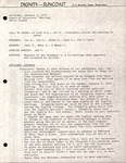 Agenda and Minutes, Dignity-Suncoast Board of Directors Meeting, January 5, 1979