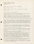 Minutes, Dignity-Suncoast Board of Directors' Meeting, December 14, 1980