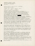 Minutes, Dignity-Suncoast Board of Directors' Meeting, October 8, 1980