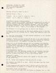 Minutes, Dignity-Suncoast Board of Directors' Meeting, October 22, 1980