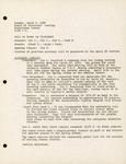 Minutes, Dignity-Suncoast Board of Directors' Meeting, March 9, 1980