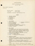 Agenda, Dignity-Suncoast Board of Directors' Meeting, June 16, 1981 by Dignity/Suncoast