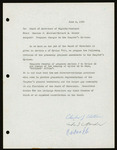 Memo, Charles Elstner and Richard Hooker on Proposed Changes to the Chapter's By-laws, June 6, 1982
