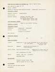Agenda and Minutes, Dignity-Suncoast Board of Directors' Meeting, November 1, 1983