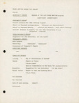 Agenda and Minutes, Dignity/Tampa Bay Board of Directors' Meeting, January 1984
