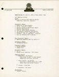 Agenda and Minutes, Dignity/Tampa Bay Board of Directors' Meeting, June 12, 1984