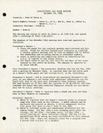 Minutes, Dignity/Tampa Bay Board of Directors' Meeting, December 10, 1985